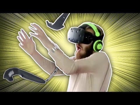 ACCIDENTALLY THROWING MY CONTROLLERS (HTC Vive - Part 6)