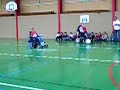 Démonstration de foot fauteuil électrique Démonstration de foot fauteuil électrique
