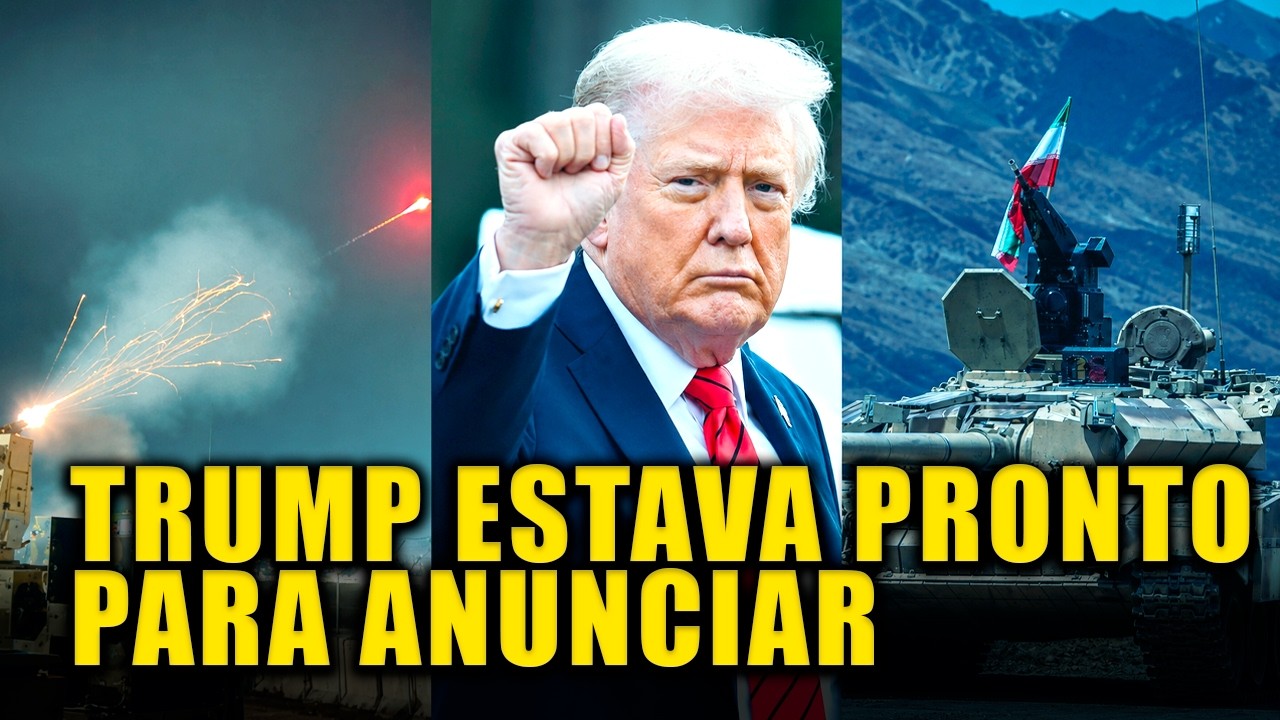 Trump ESTAVA PRESTES a declarar o fim da guerra com o Irã mas TUDO MUDOU