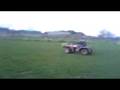 Quad bike Drift. Quad Drifting in Field!