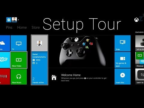 how to setup xbox one