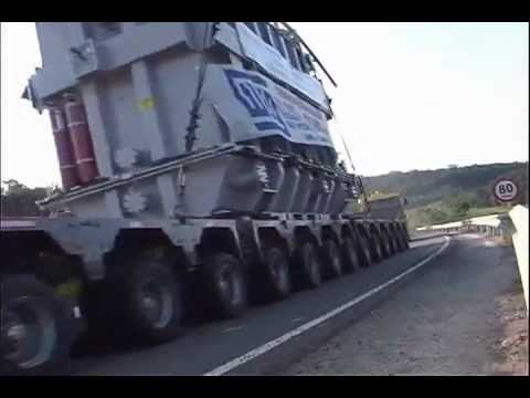 Weg - Transporte de transformadores WEG à GE Hydro do Brasil localizada em Campos Novos - SC.