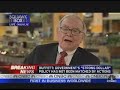 Warren Buffet on CNBC