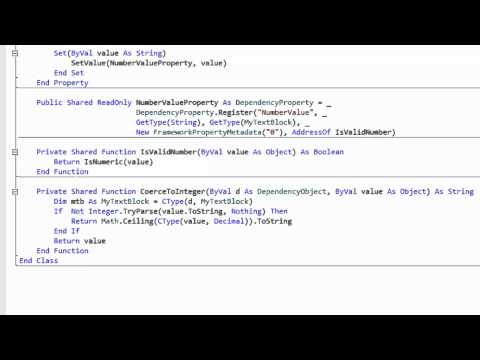 how to define dependency property wpf