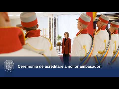 Noi ambasadori, inclusiv din state membre ale UE, și-au prezentat scrisorile de acreditare Președintei Maia Sandu