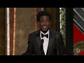 Chris Rock presenting Gore Verbinski with the Oscar® for Best Animated Feature for 