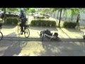 Video: Bike Cop Face Plants Trying To Hop Curb