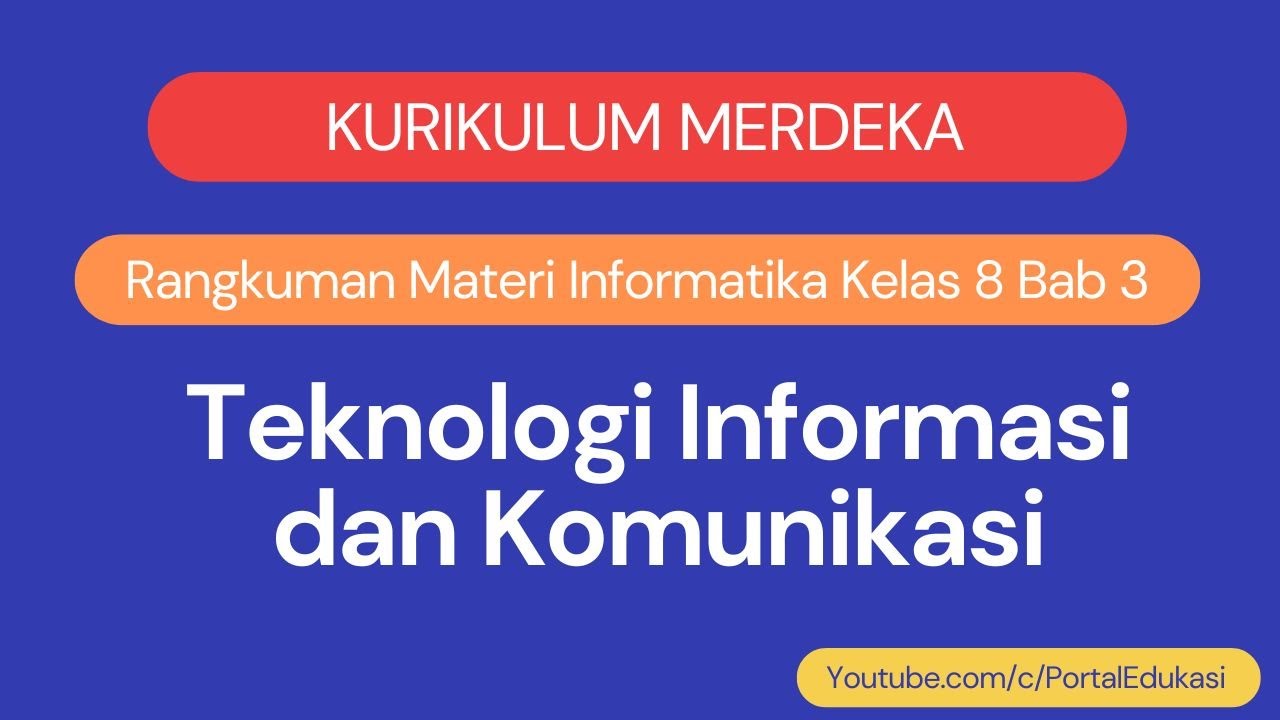 Kurikulum Merdeka Informatika Kelas 8 Bab 3: Teknologi Informasi dan Komunikasi