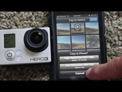 how to use the gopro app