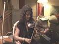 kerstin, kruisko and christopher from the 17 hippies, david from the mamou playboys and linda playing music  together in lafayette louisiana