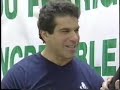 Pat interviews Lou Ferrigno for TV program