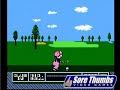 nes nintendo nes open tournament golf