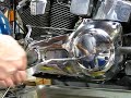 Stator Repair - 1 of 9 - Removing Inspection Cover on Outer Primary Cover