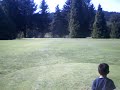 junior golf  - 4 year old makes birdie