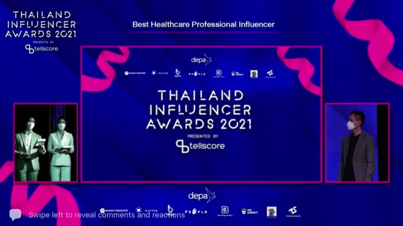 ขอบคุณทุกคนสำหรับรางวัล 2nd Best Thailand Healthcare Professional Influencer Award 2021 ครับ