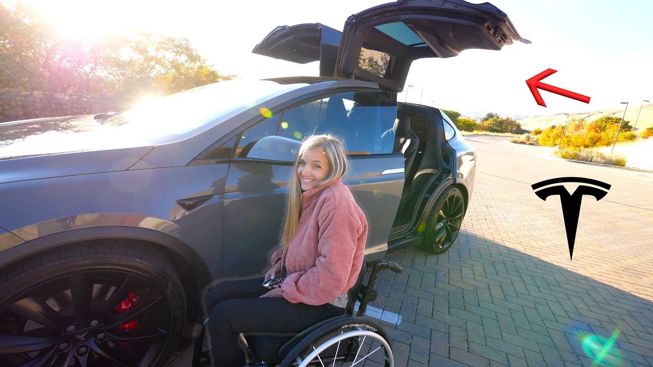 The Best Car for Someone in a Wheelchair?! - Our new Tesla Model X!