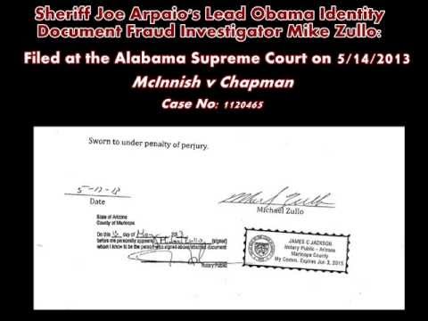 Fraud - LINK / FULL AFFIDAVIT: Glenn Beck Slams Sheriff Joe Arpaio Obama Identity Document Fraud Investigation - 5/16/2013 - http://www.BirtherReport.com - http://ww...
