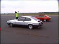 Two Ford Capri's and an Airfield