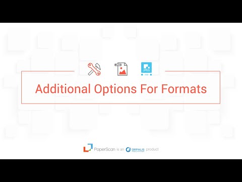 Paperscan Video Guide Episode 7 Format & Document Compression options