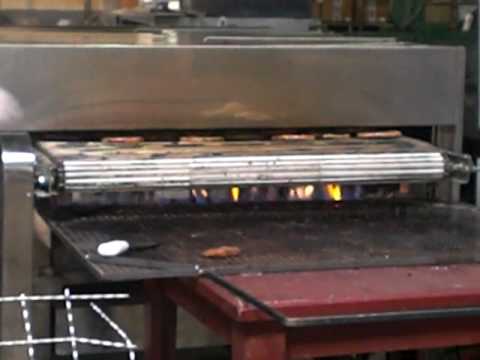 grelhador - Teste de maquina para assar e grelhar hamburguer.