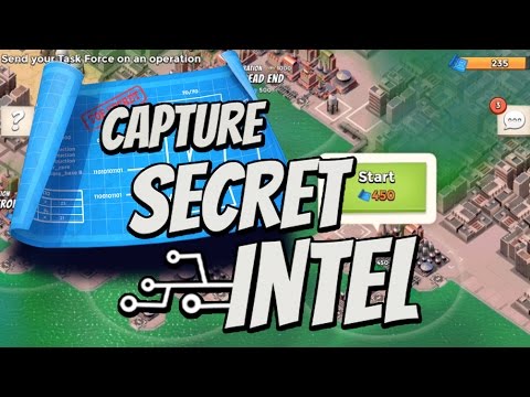 how to collect intel in boom beach