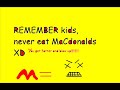 never eat maccas