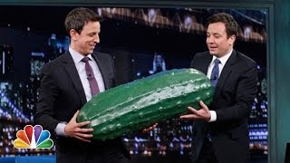 Egg russian roulette jimmy fallon seth meyers
