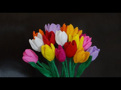 how to make paper flowers