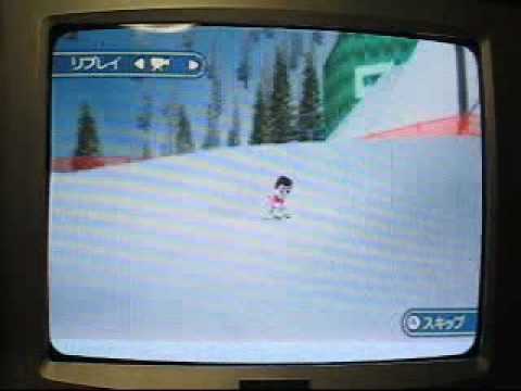 Wii Family Ski ファミリースキー20081124
