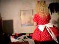 Sissy in Polka dot dress and petticoat