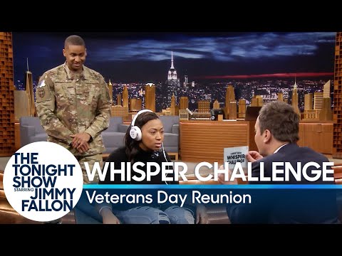 Whisper Challenge Veterans Day Reunion Surprise