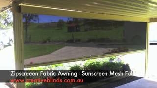 Zipscreen Awning Mesh Fabric Lismore