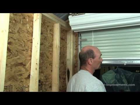 how to install a roll up garage door