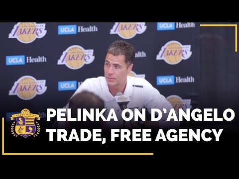 Video: Rob Pelinka On D'Angelo Russell Trade, NBA Free Agency Priorities