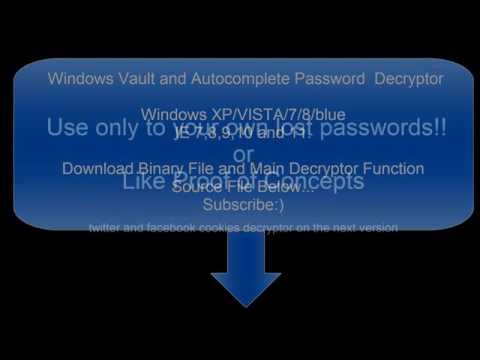 how to recover vault password