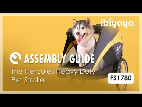 IBIYAYA HERCULES HEAVY DUTY PRO PET STROLLER 2.0 cabin:78cmLx60cmWx68cmH stroller:100cmLx78cmWx96cmH 
