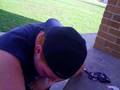 kicked n the nuts ,,,,snort wrm