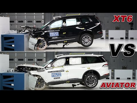 Lincoln Aviator VS Cadillac XT6 – Luxury SUV in Crash & Safety Test