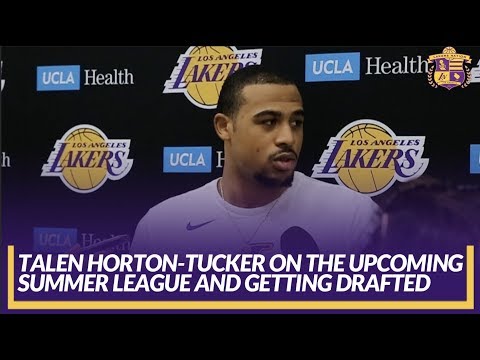 Video: Lakers Interview: Talen Horton-Tucker on Getting Drafted by the Lakers & Upcoming Summer League