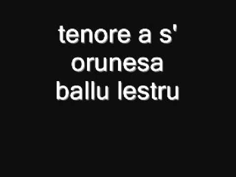 Tenore universitario... ballu lestru a s' orunesa,