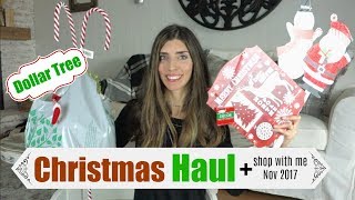 DOLLAR TREE CHRISTMAS HAUL & Shop With Me 2017