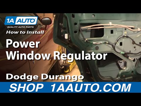 How To Install Replace Broken Power Window Regulator REAR Dodge Durango 98-04 1AAuto.com