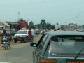Driving into Douala