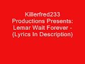 Lemar Wait Forever - Lyrics