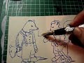drawing with a fountain pen part 13