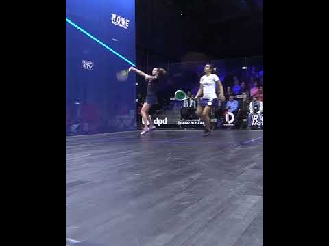 A great example of how to keep your shoulders ‘square’ to the sidewall when playing a high volley