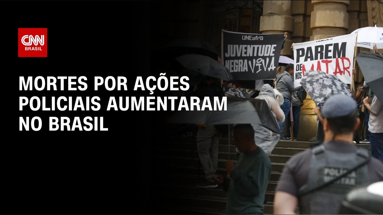 Letalidade policial cresce no Brasil; quatro estados batem recorde | LIVE CNN