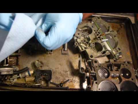 how to clean a quadrajet carburetor
