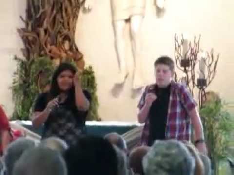 8/5/12: Teen Showcase "Bread" at St. John Vianney Catholic Church in Sedona,Arizona.MP4