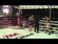 9x World Champion Julie Kitchen vs. Claire Haigh (Tiger Muay Thai) fight at the Kings Cup 2009
